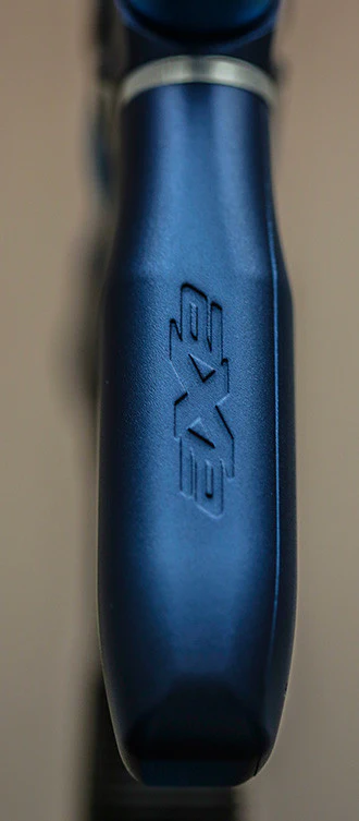 Empire Axe Pro Paintball Marker - Dust Gray / Polished Green - Image 5