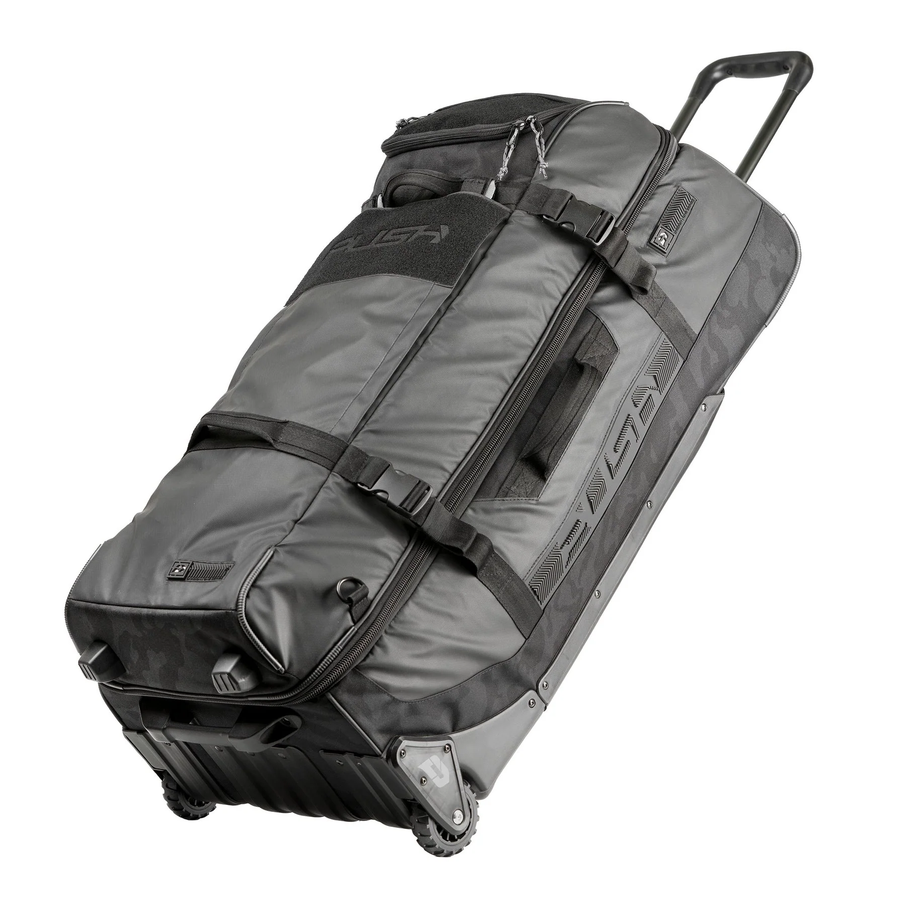 Push Division One Large Roller Gear Bag - Black - Olive Backpack Strap Kit - Image 5